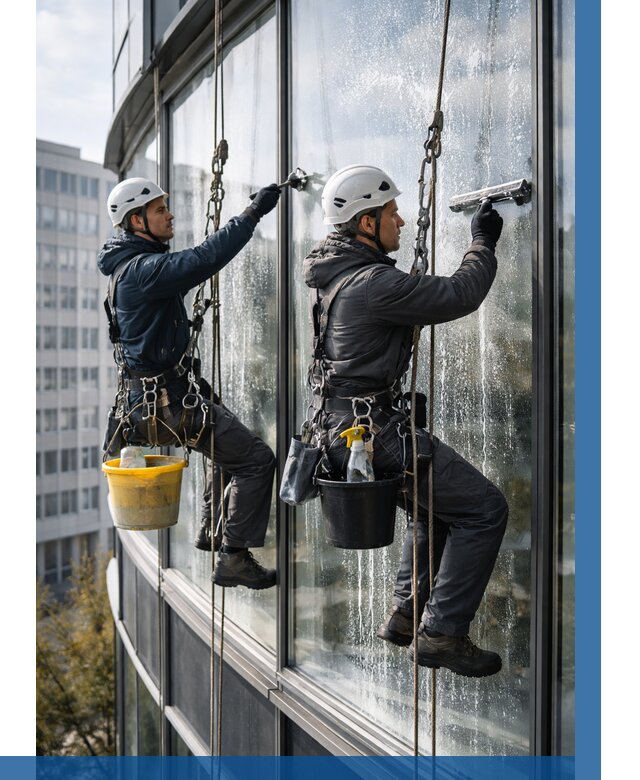 Мойка панорамных окон в Кургане от 361 р. заказать у ВЫСОТНИК-Крг