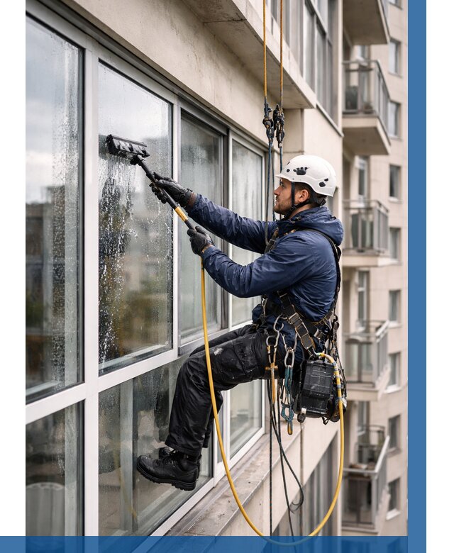 Мойка балконного остекления в Кургане от 3608 р. | ВЫСОТНИК-Крг