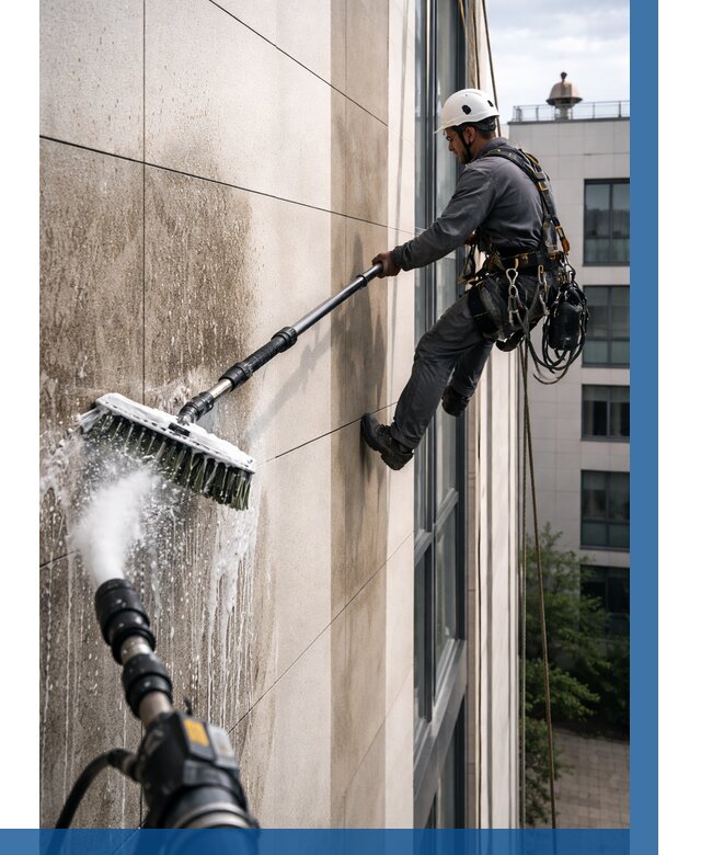 Мойка фасада из керамогранита в Кургане от 309 р. | ВЫСОТНИК-Крг