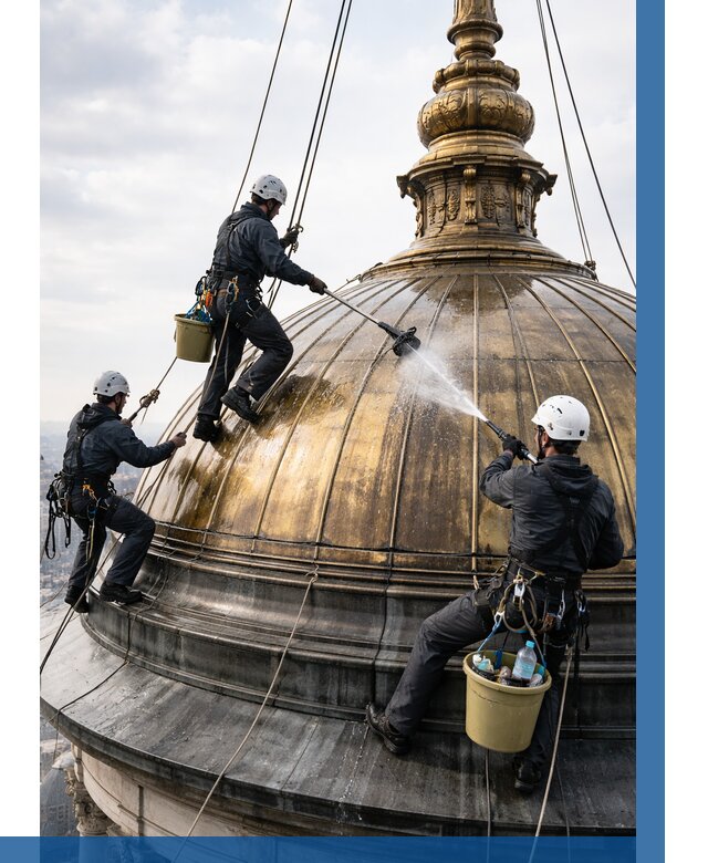 Мойка куполов и шпилей в Кургане от 8247 р. - заказать | ВЫСОТНИК-Крг