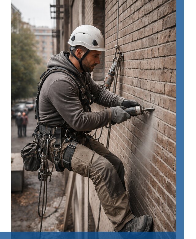 Расшивка кирпичных швов в Кургане от 619 р. | ВЫСОТНИК-Крг