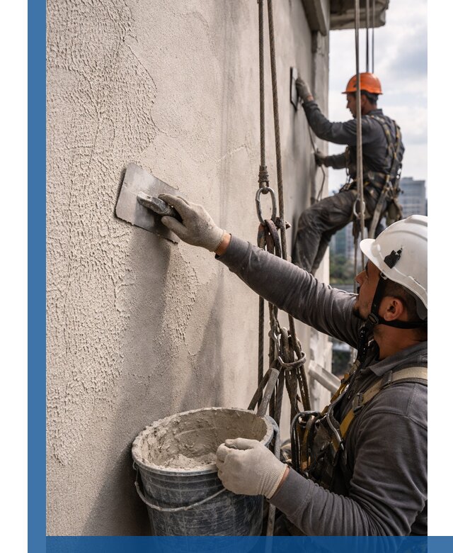 Декоративная штукатурка фасада с утеплением и защитой в Кургане