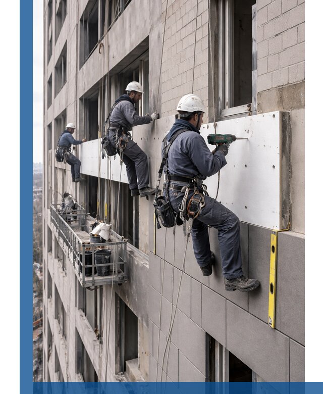 Монтаж фасадных термопанелей высокого качества в Кургане