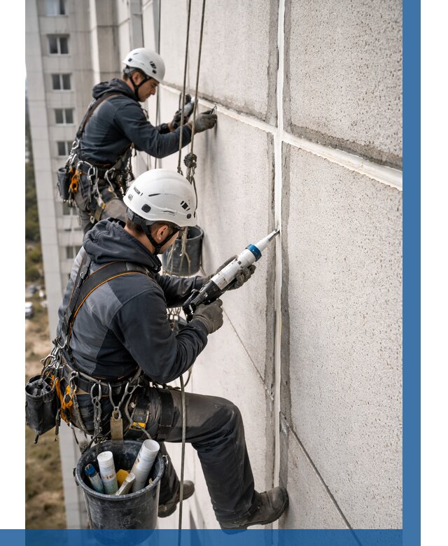 Герметизация межпанельных швов в Кургане от 722 р. | ВЫСОТНИК-Крг