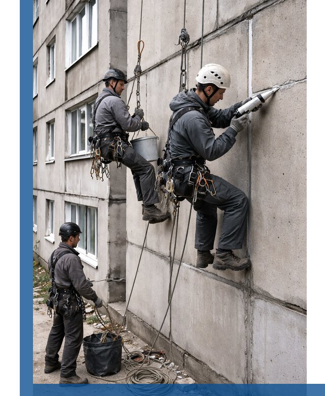 Герметизация межпанельных швов в Кургане с гарантией герметичности