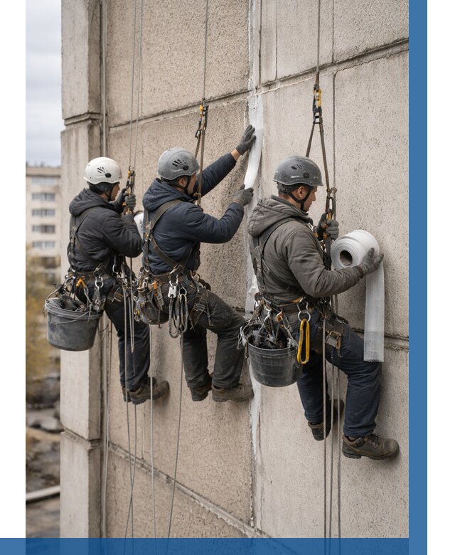 Ремонт межпанельных швов в Кургане от 773 р. | ВЫСОТНИК-Крг