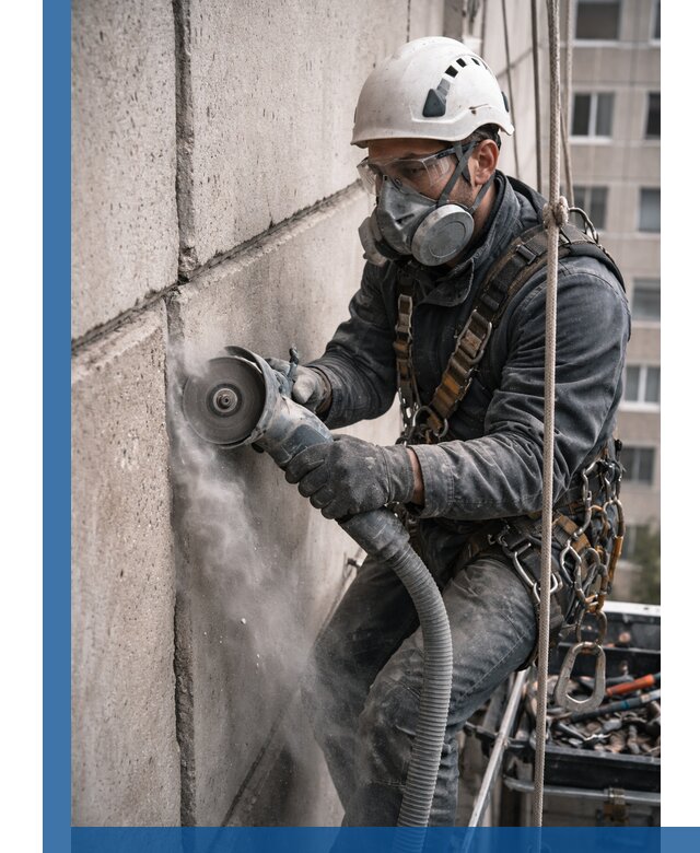 Штробление межпанельных швов в Кургане качественно и быстро