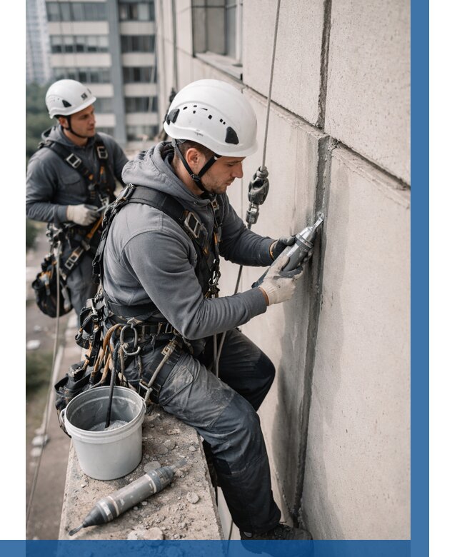 Ремонт деформационных швов здания в Кургане от 1031 р. | ВЫСОТНИК-Крг