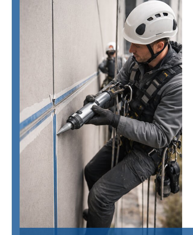 Герметизация стыков фасадных панелей в Кургане качественно и быстро