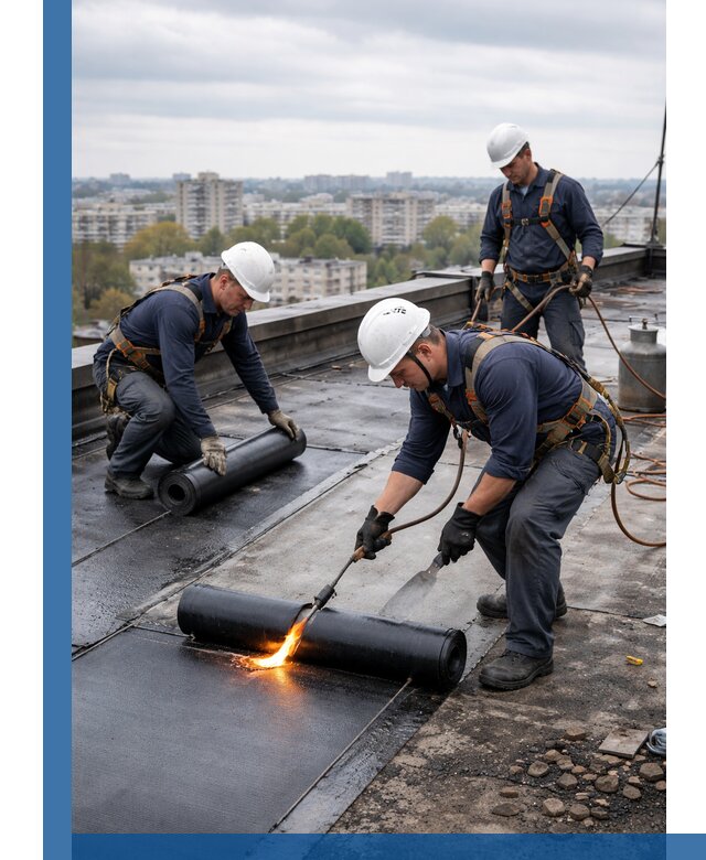 Ремонт наплавляемой кровли в Кургане качественно и надежно