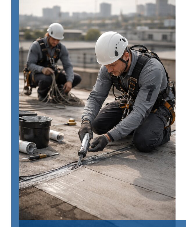 Аварийное и капитальное устранение протечек кровли в Кургане