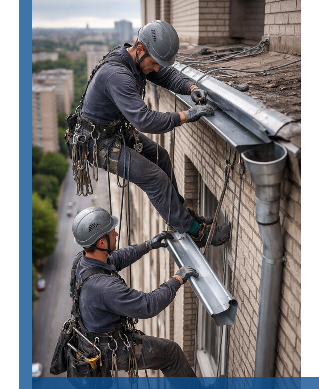 Ремонт водосточных желобов в Кургане, быстро и качественно