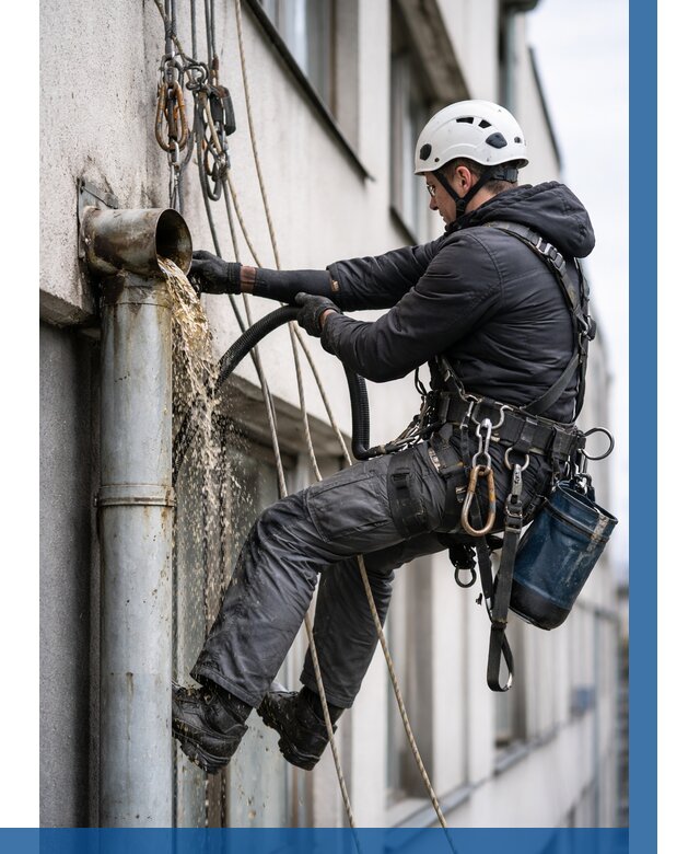 Прочистка водосточных труб в Кургане от 3608 р. | ВЫСОТНИК-Крг