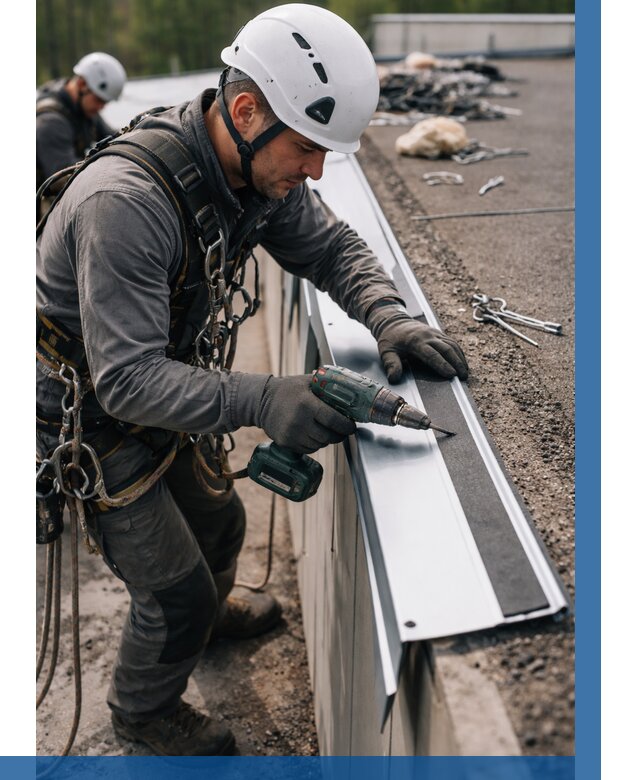 Монтаж капельника на кровле в Кургане от 309 р. | ВЫСОТНИК-Крг