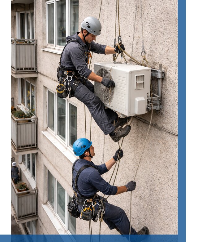 Перенос внешнего блока кондиционера в Кургане от 9278 р.| ВЫСОТНИК-Крг