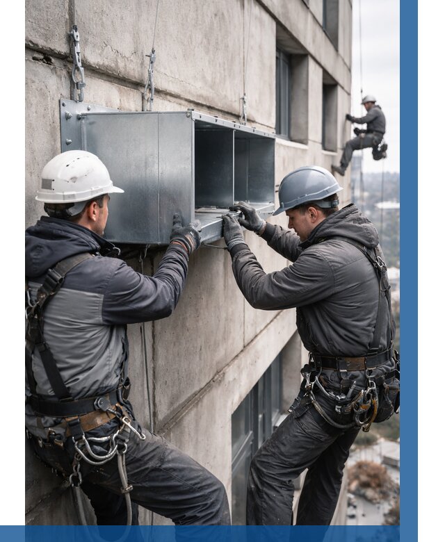 Монтаж вентиляционных коробов в Кургане от 3093 р. | ВЫСОТНИК-Крг