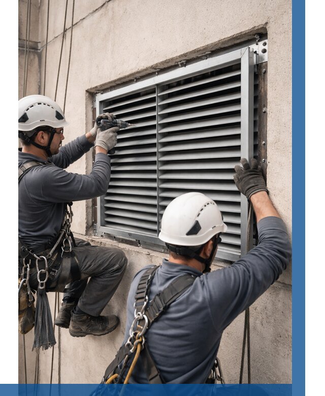 Монтаж вентиляционных решеток в Кургане от 4639 р. | ВЫСОТНИК-Крг