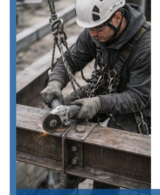 Резка металла на высоте в Кургане для зданий и конструкций