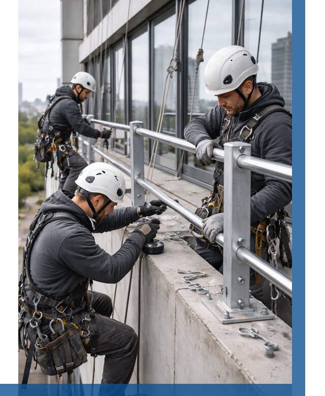 Монтаж ограждений на высоте в Кургане, от 1237 р. | ВЫСОТНИК-Крг