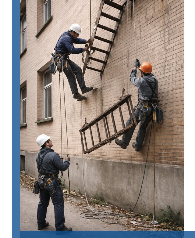Демонтаж пожарной лестницы в Кургане быстро и безопасно