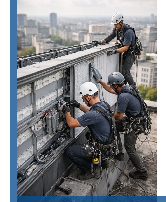 Профессиональное обслуживание крышной рекламы в Кургане под ключ