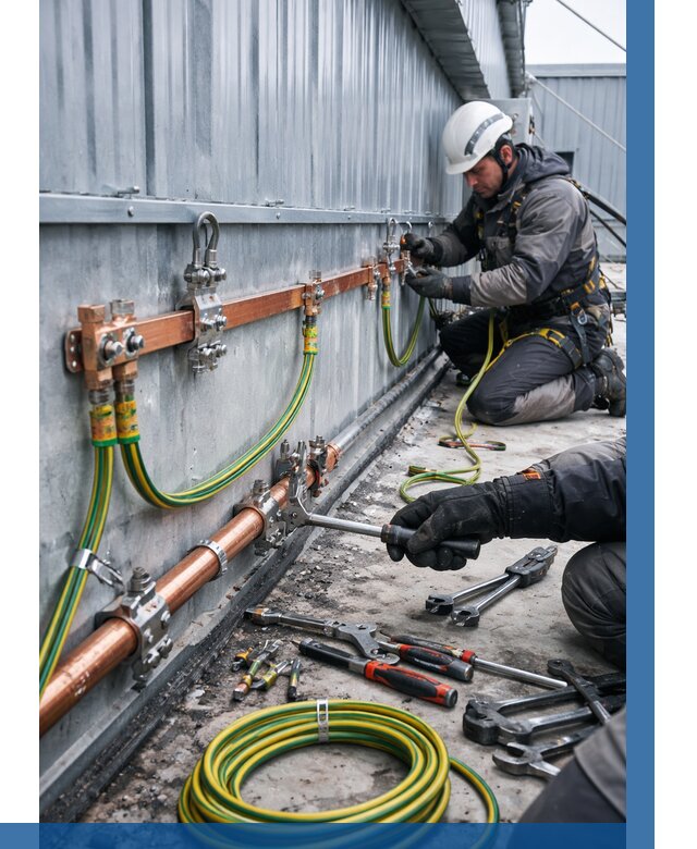 Монтаж заземления здания в Кургане от 25773 р. | ВЫСОТНИК-Крг