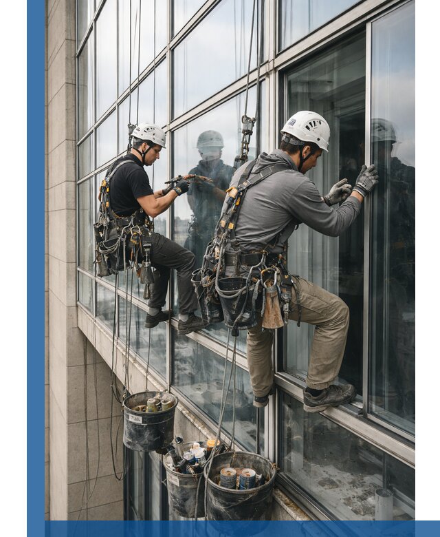 Ремонт витражных конструкций и фасадного остекления в Кургане