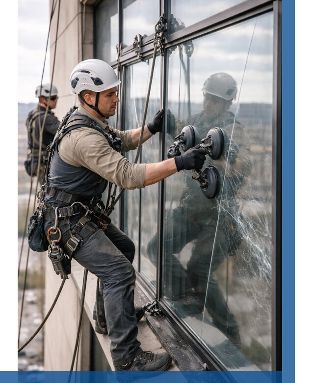 Замена стекла в витраже в Кургане под ключ от 8763 р. | ВЫСОТНИК-Крг