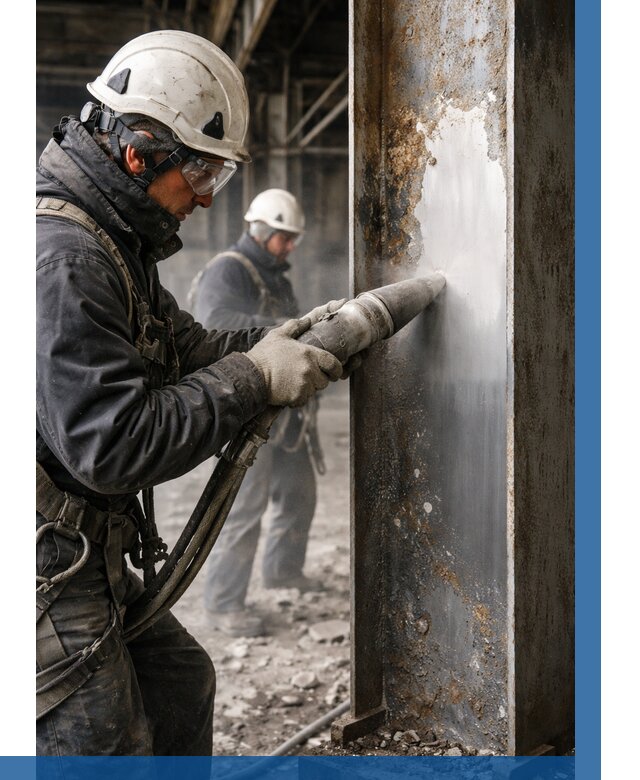 Удаление старой краски с металла в Кургане от 464 р. | ВЫСОТНИК-Крг