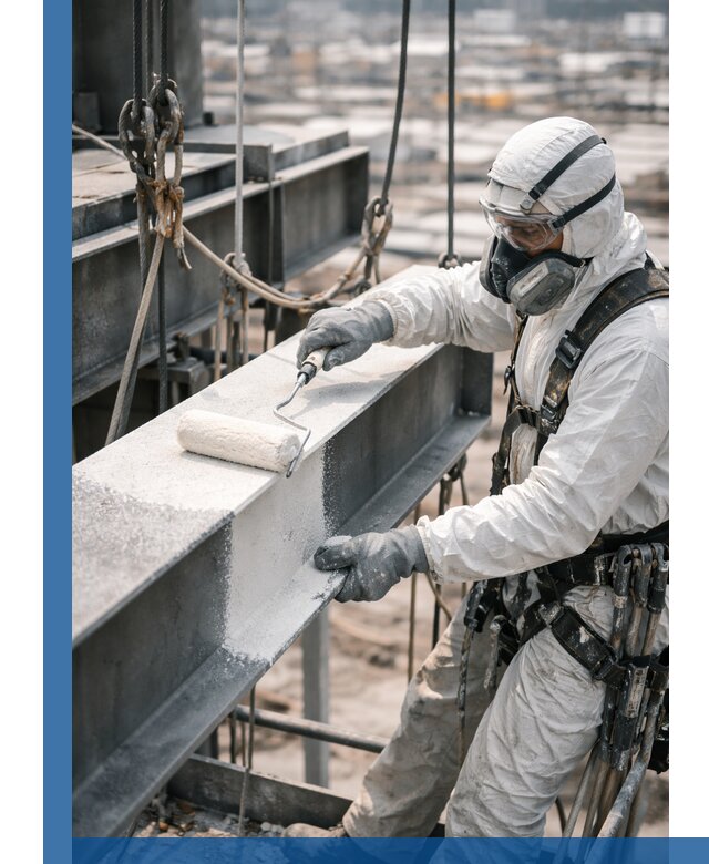 Профессиональная огнезащитная обработка металлоконструкций в Кургане