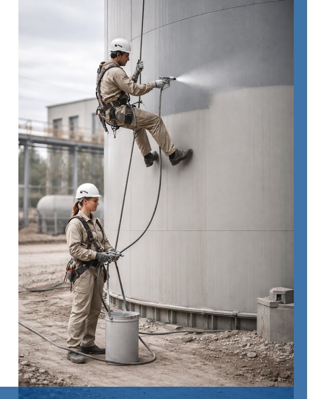 Покраска резервуаров в Кургане от 1237 р. | ВЫСОТНИК-Крг — заказать