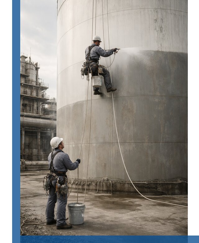 Покраска стальных резервуаров и емкостей в Кургане профессионально