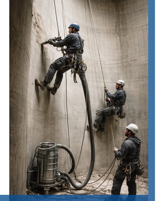 Зачистка силосов в Кургане от 4639 р. Договор и смета ВЫСОТНИК-Крг