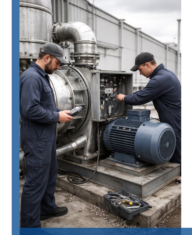 Техническое обслуживание промышленного оборудования в Кургане