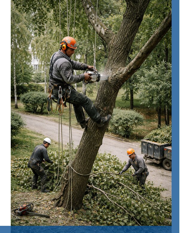 Кронирование деревьев в Кургане от 6701 р. | ВЫСОТНИК-Крг