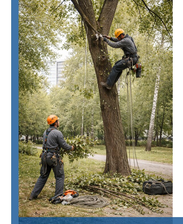 Санитарная обрезка деревьев в Кургане, профессионально и безопасно