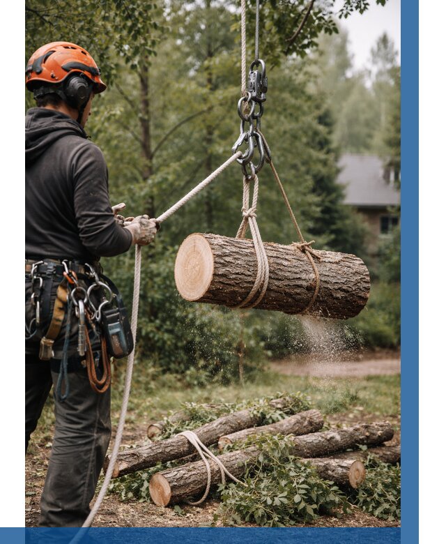 Валка деревьев частями в Кургане от 7732 р. | ВЫСОТНИК-Крг