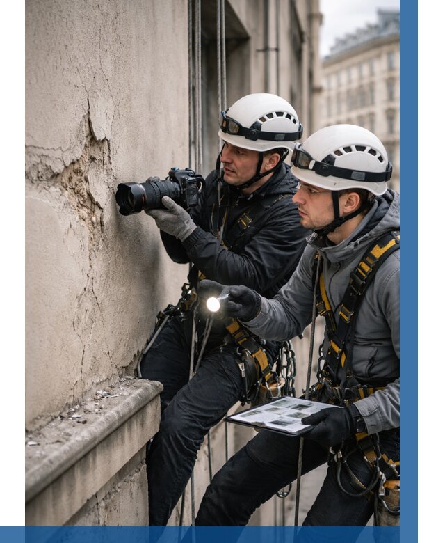 Фотофиксация дефектов фасада в Кургане от 4639 р. | ВЫСОТНИК-Крг