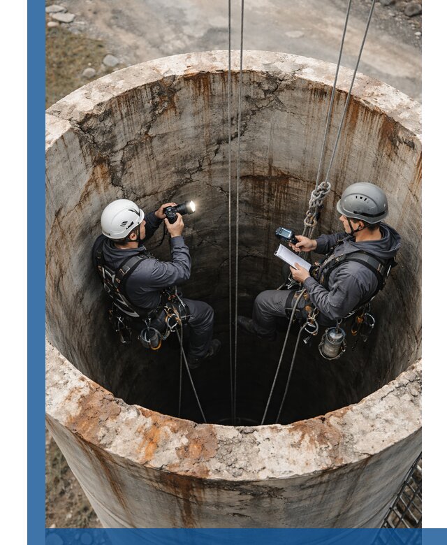 Обследование дымовой трубы: диагностика и оценка состояния в Кургане